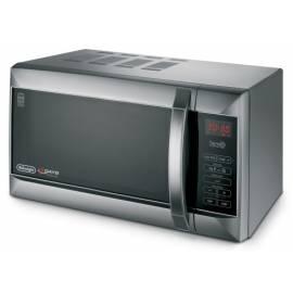 Mikrowelle DELONGHI Super Mario MW 505 CV schwarz/silber