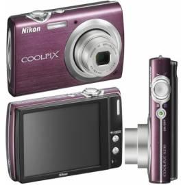 NIKON S230 Digitalkamera lila violett