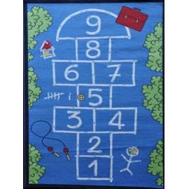 Benutzerhandbuch für Spielen Hopscotch Teppich-blau (Vopi_sp)