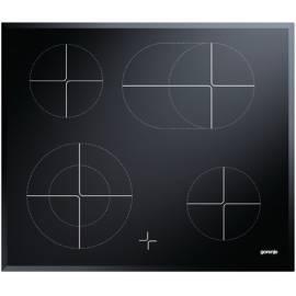 Keramik Glas Kochfläche Pure exklusive GORENJE ECD 620 AC schwarz/Glas