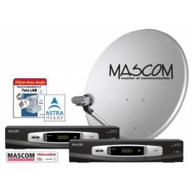 MASCOM mit Satelliten-1101B/80MBL-TWIN schwarz