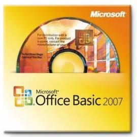 PDF-Handbuch downloadenSoftware MICROSOFT Office Basic 2007 Win32 CZ (S55-02292)