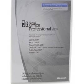 Benutzerhandbuch für Software MICROSOFT Office Pro 2007 Win32 CZ (MLK) (269-13758)