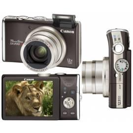 Digitalkamera CANON Power Shot SX200 IS black Bedienungsanleitung