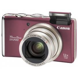Digitalkamera CANON Power Shot SX200 IS Red