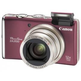 PDF-Handbuch downloadenDigitalkamera CANON Power Shot SX200 IS Red