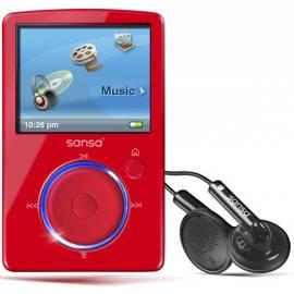 Bedienungshandbuch MP3-Player SANDI Sansa Fuze FM 4GB rot