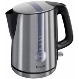 PHILIPS Wasserkocher HD 4670/20 Schwarz/Edelstahl