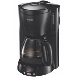 PHILIPS Kaffeemaschine Glas Aroma Swirl HD 7629/20 schwarz