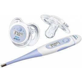 Bedienungshandbuch PHILIPS Avent Thermometer SCH-540/02 weiss/blau