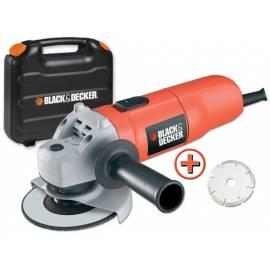 Bedienungshandbuch Winkelschleifer BLACK DECKER KG725DD + Rote Diamant Blattfarbe.