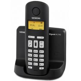 Datasheet Telefon SIEMENS Gigaset AL140 schwarz