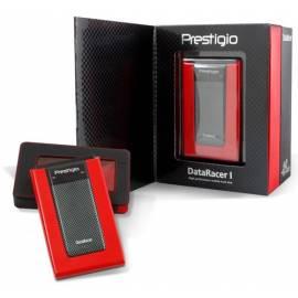 PRESTIGIO DataRacer externe Festplatte, 500 GB (PDR150) schwarz/rot Gebrauchsanweisung