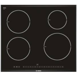 Induktionskochfeld BOSCH PIE 675N14E Edelstahl/Glas