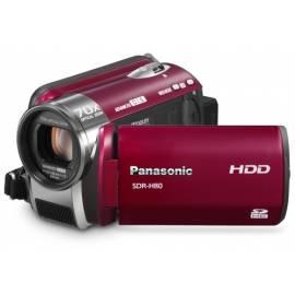 Benutzerhandbuch für PANASONIC Camcorder SDR-H80EP9-R rot