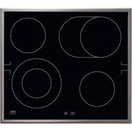 Keramik Glas Kochfeld AEG-ELECTROLUX VITRAMIC 6132M-MN Edelstahl/Glas