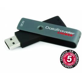 USB-flash-Disk KINGSTON Data Traveler Locker 8GB USB 2.0 (DTL / 8GB) grau