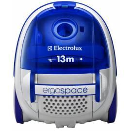 Bodenstaubsauger ELECTROLUX Ergospace Ergo Space XXL TT 14 weiss/blau