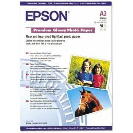 PDF-Handbuch downloadenPapiere an Drucker A3 EPSON Photo Quality Glossy (20 Blatt) (C13S041125)-weiß