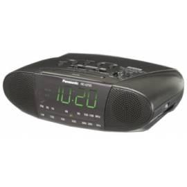 PANASONIC RC-Q720EP Radiowecker-schwarz