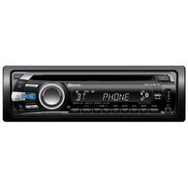 Autoradio mit CD-SONY-MEXBT3700U.EUR schwarz