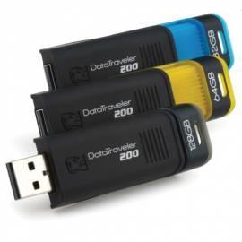 USB-flash-Disk KINGSTON DataTraveler 200 32GB USB 2.0 (DT200 / 32GB) schwarz