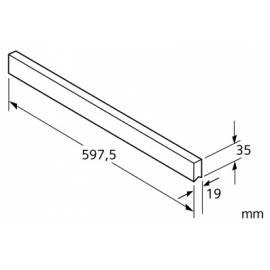 Zubehör für SIEMENS Herd Kapuze LZ46070 Aluminium