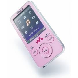 Bedienungsanleitung für Sony MP3/MP4 Player NWZE438FP.CEV, FM, 8 GB, schwarz