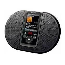 Sony MP3/MP4 Player NWZE436FKB.EU8, 4 GB, FM, schwarz + Lautsprecher