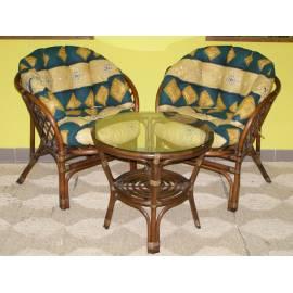 Service Manual Bahama 2 + 1 Sofa Set-schwarz-XL Polstr (S001TXL)