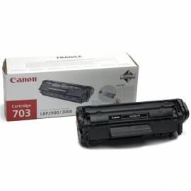 Toner CANON CRG-703, 2, 5 k Seiten (7616A005) schwarz