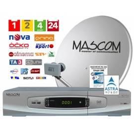 MASCOM mit Satelliten-1101S/80MBL Silber Gebrauchsanweisung