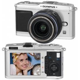 Digitalkamera OLYMPUS PEN E-P1 + 14-42 mm schwarz/silber