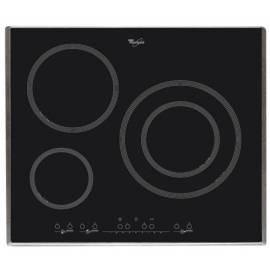 WHIRLPOOL Induktionskochfeld ACM701IX Schwarz/Edelstahl/Glas