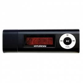 Bedienungsanleitung für MP3-Player HYUNDAI MP 107 8 GB-schwarz