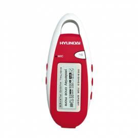 HYUNDAI MP828 MP3-Player Sport weiß/rot Bedienungsanleitung