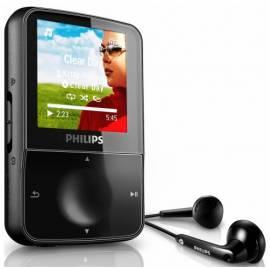 PHILIPS GoGear ViBE MP3-Player schwarz SA1VBE04K