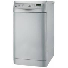 Geschirrspüler INDESIT DSG 573 mit Silber Bedienungsanleitung