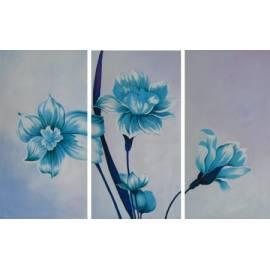 Bild-Satz-drei blaue Blüten (413TH0068) Bedienungsanleitung