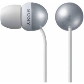 Kopfhörer SONY MDR-EX33LP EX Anywhere silber/weiss