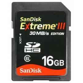Speicherkarte SANDI SDHC Extreme III 16GB (55635) schwarz