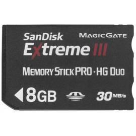 Service Manual Speicherkarte SANDI MS PRO-HG DUO Extreme III 8GB schwarz
