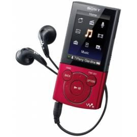 Handbuch für MP3-Player SONY NWZ-E443 rot