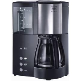 Kaffeemaschine MELITTA Optima Schwarz/Silber/Glas