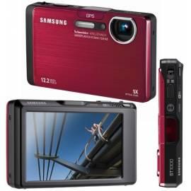 Benutzerhandbuch für Digitalkamera SAMSUNG EG-ST1000R schwarz/rot