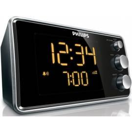 PHILIPS Radiowecker Radio Wecker AJ 3551 schwarz/silber