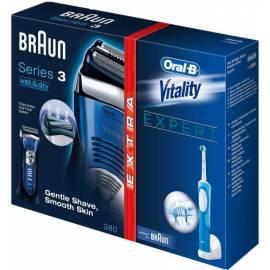 Rasierer Braun Akku Series 3-380 + D12 Vitalität - Anleitung