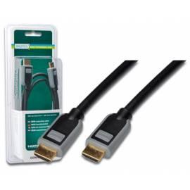 DIGITUS HDMI-Kabel/A, 2 m, Blister Verpackung, interconnect (229568-DB) schwarz