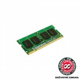 Bedienungsanleitung für Speichermodul KINGSTON 4GB DDR3 Non-ECC CL7 SODIMM (KVR1066D3S7 / 4G)