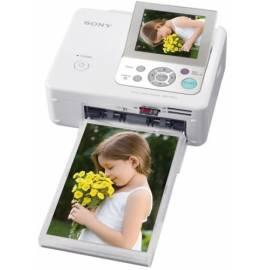 SONY DPPFP77W Printer.CED weiß Bedienungsanleitung